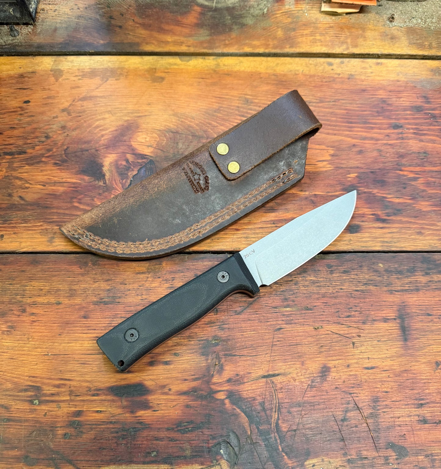 HKC - Hunter - Black Micarta - 20CV - 03