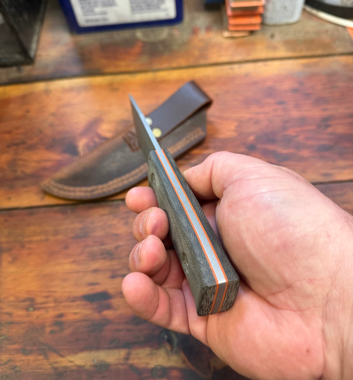 HKC - Hunter - Green Micarta - Nitro v - 07