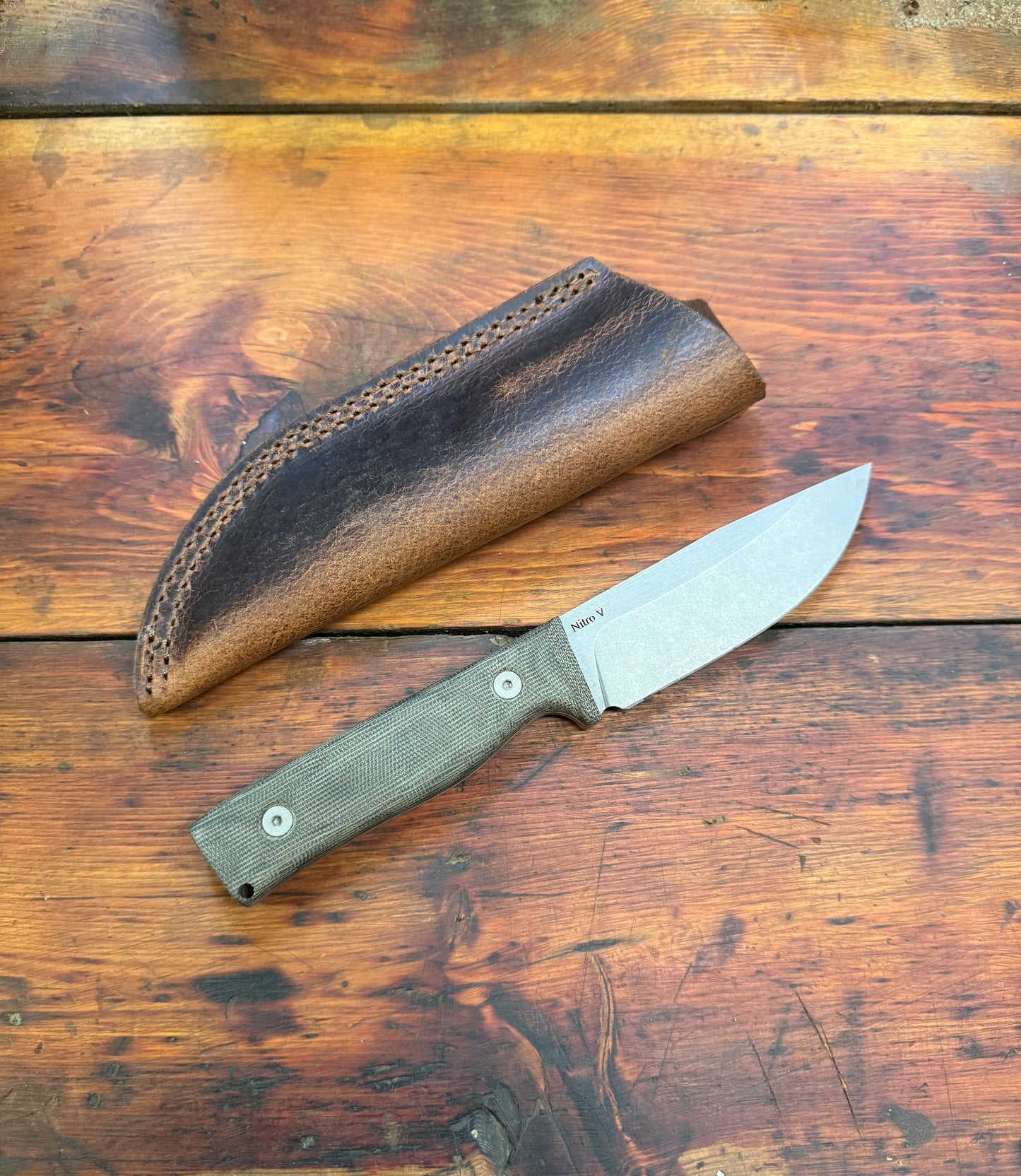 HKC - Hunter - Green Micarta - Nitro V - 08