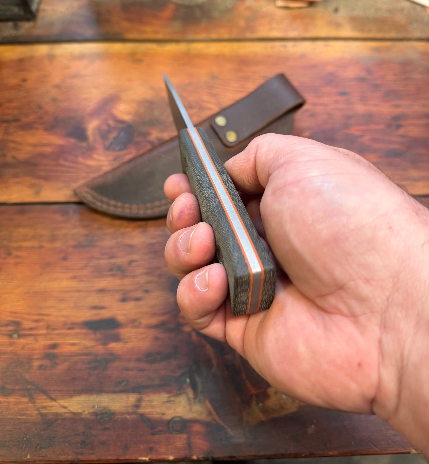 HKC - Hunter - Green Micarta - Nitro V - 09