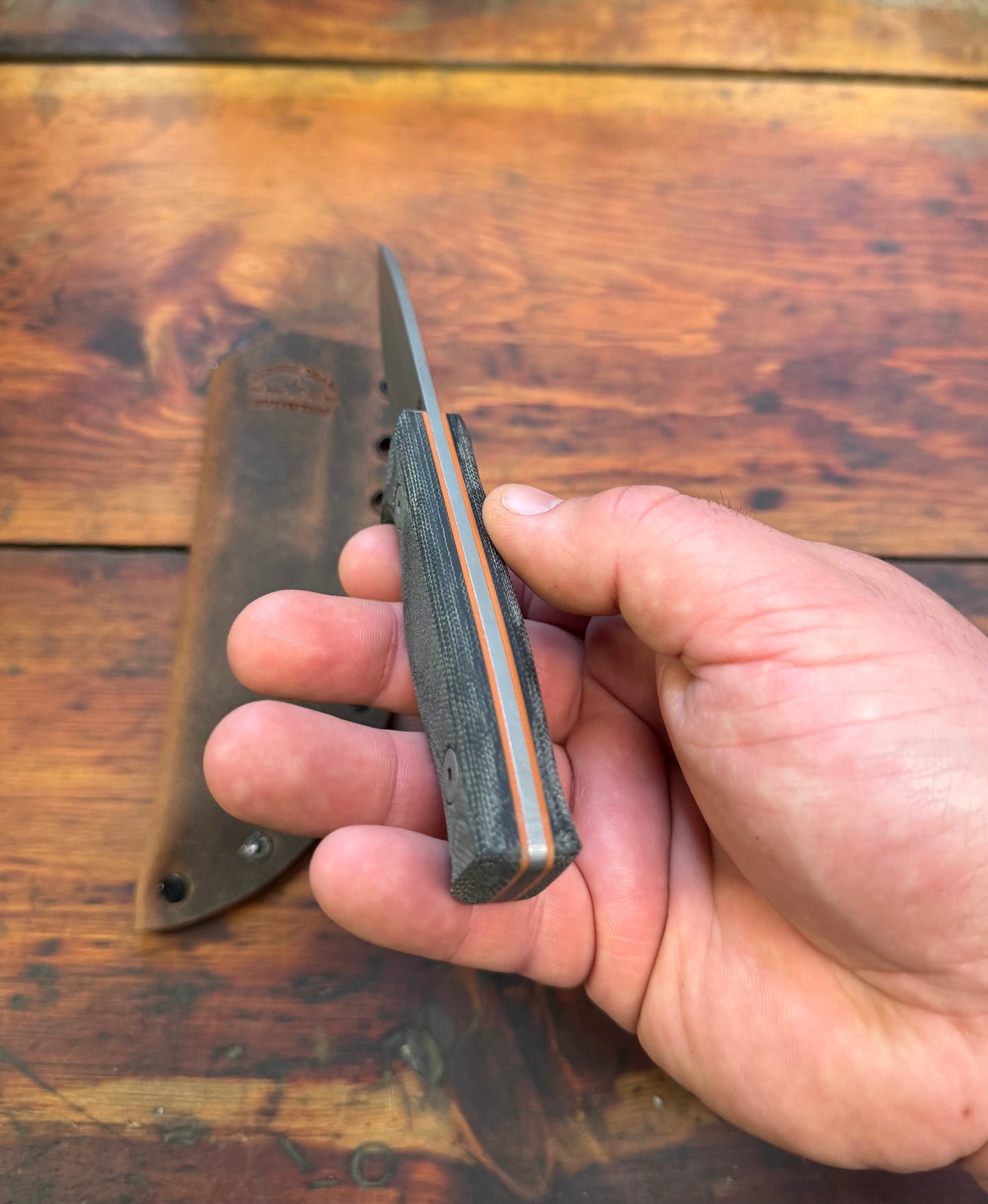HKC - EDC3 - 3V - Black Micarta - 015