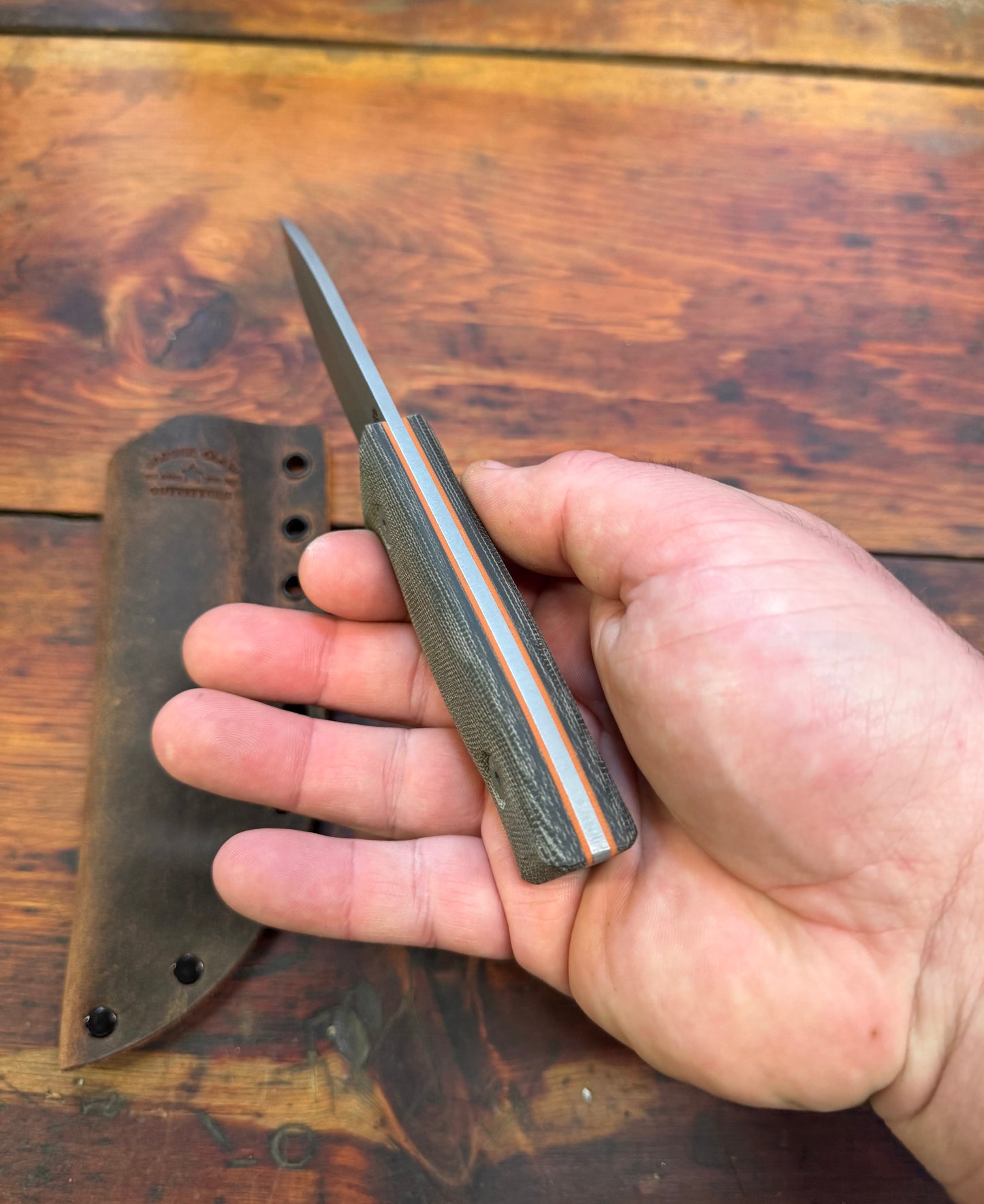 HKC - EDC3 - Nitro V - Green Micarta - 017