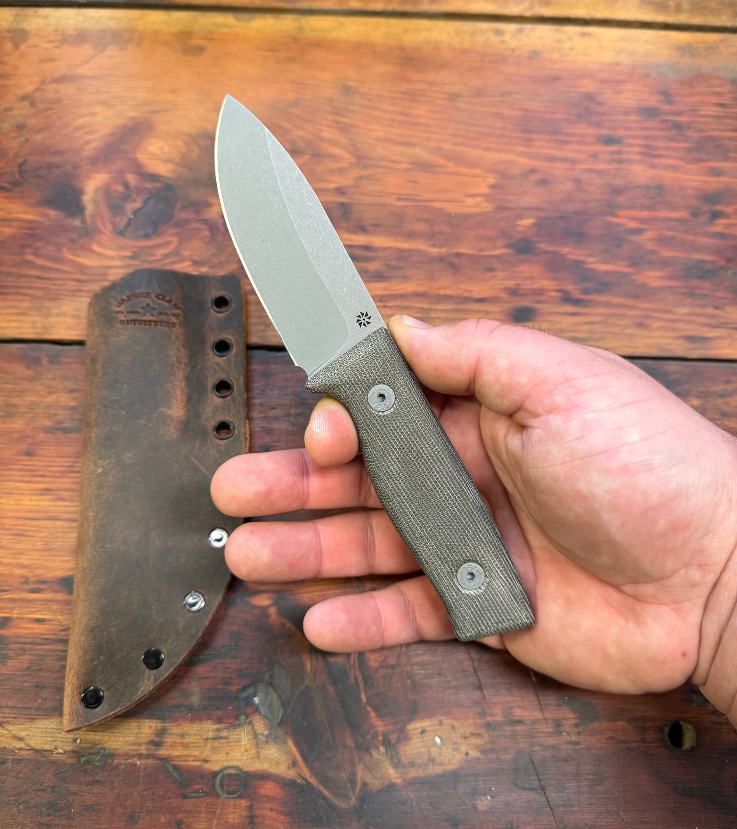 HKC - EDC3 - Nitro V - Green Micarta - 017