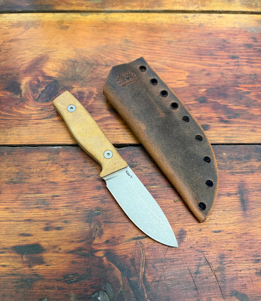 HKC - EDC3 - Nitro V - Natural Micarta - 020
