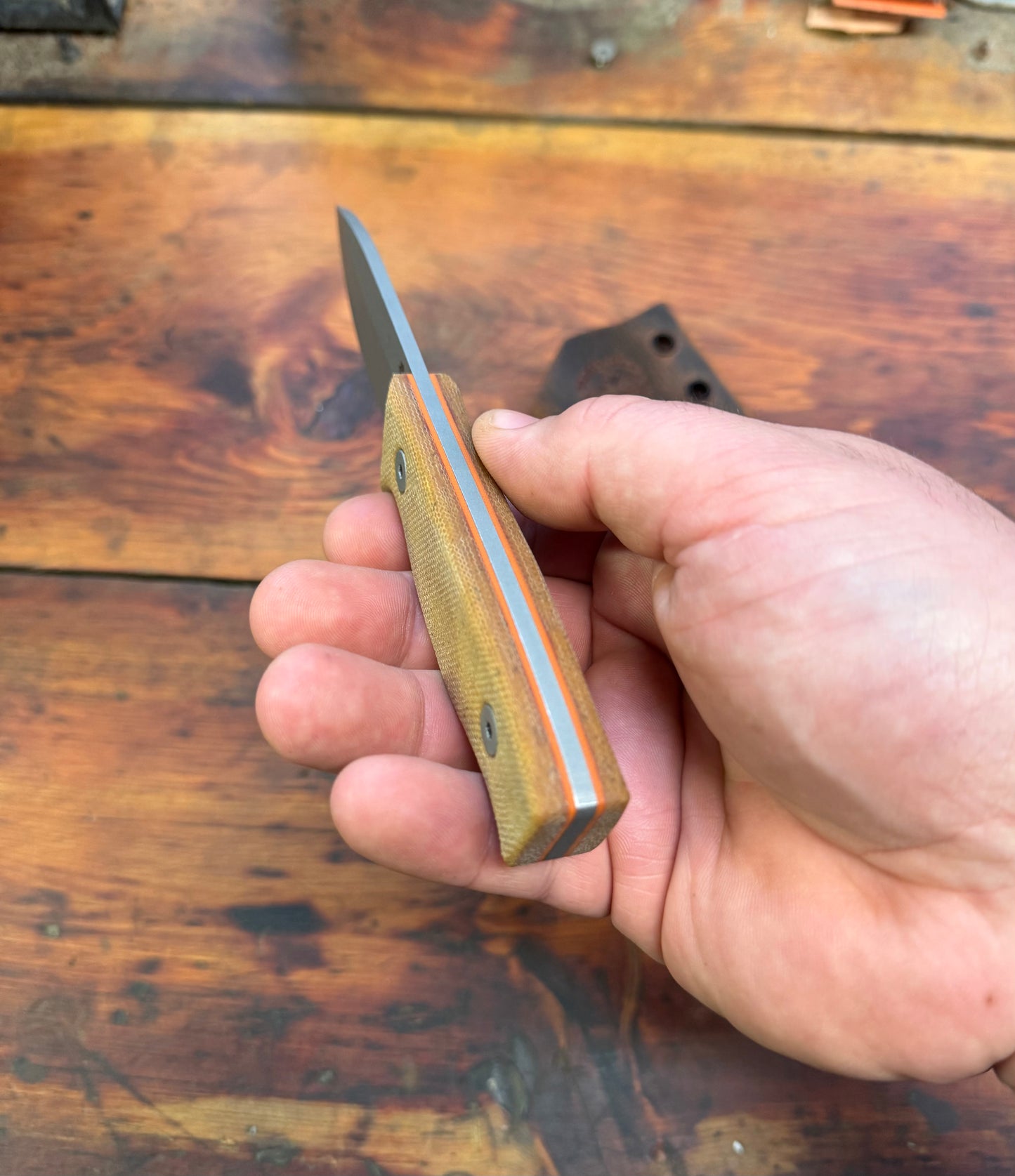 HKC - EDC3 - Nitro V - Natural Micarta - 020