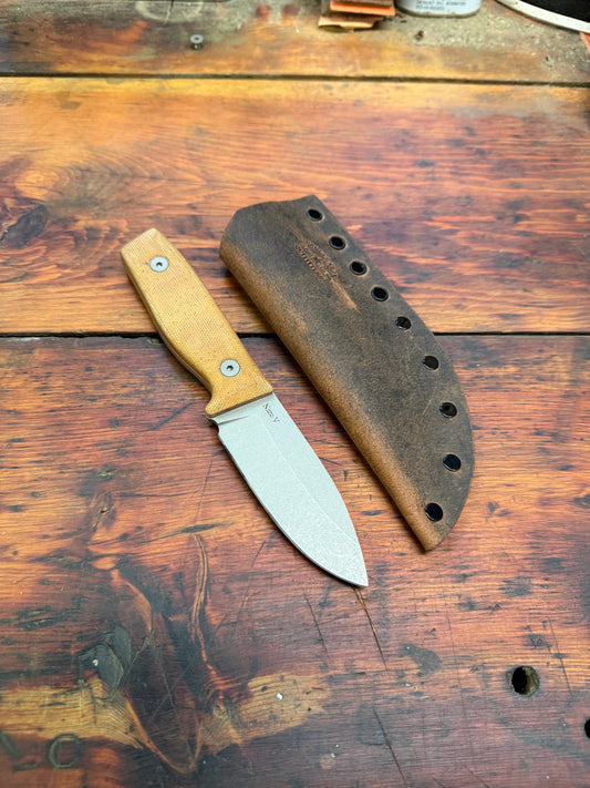 HKC - EDC3 - Nitro V - Natural Micarta - 021