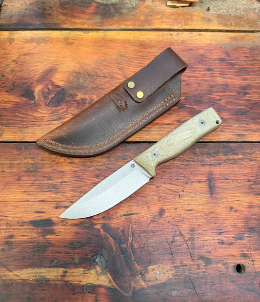 HKC Hunter - Green Micarta - Magnacut - 01