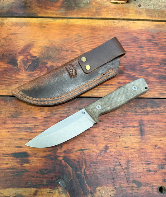 HKC Hunter - Green Micarta - Magnacut -02