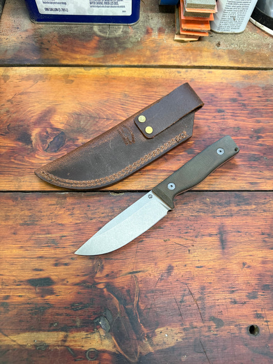 HKC - Hunter - OD Green Micarta - Magnacut - 04