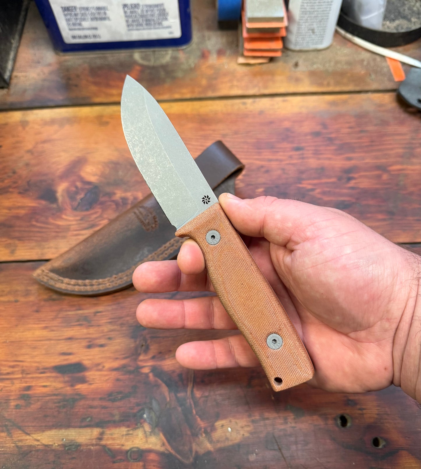 HKC - Prototype EDC 4 - Nitro V - Natural Micarta - 012