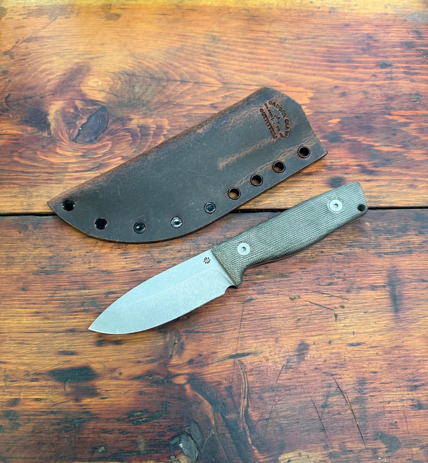 HKC - EDC3 - Green Micarta - 3V - 013