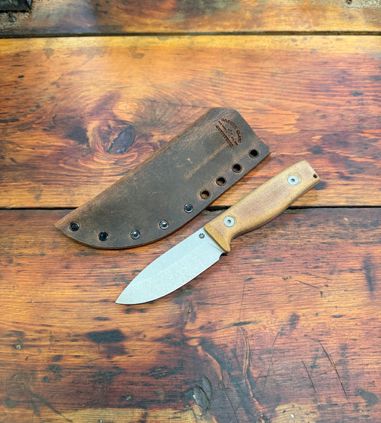 HKC - EDC3 - Natural Micarta - 3v - 014